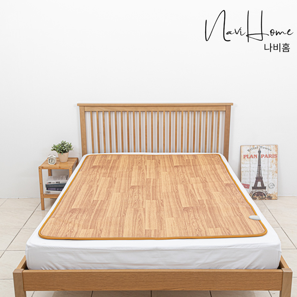 [나비홈] 2026년형 국내생산 전자파차단 무자계 온열 탄소 연질 모노륨 전기 매트 140X180cm (더블)